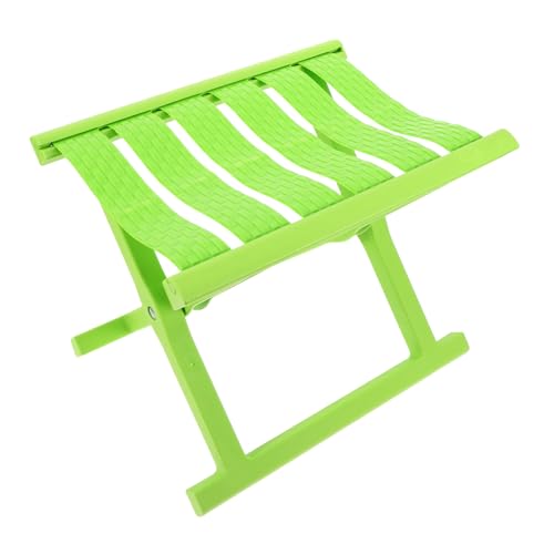 SUPVOX Portable Folding Stool Lightweight Compact Outdoor Chair for Camping Gardening Fishing BBQ and Hiking Ergonomic Design for Comfort and Easy Travel