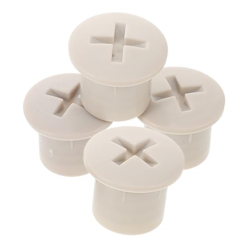 Homoyoyo 4 Tapones de Rosca de Plástico Gris para Toboganes Infantiles, Accesorios de Fijación, Diámetro Interior 2,3 Cm, Repuesto Seguro y Duradero para Juegos al Aire Libre