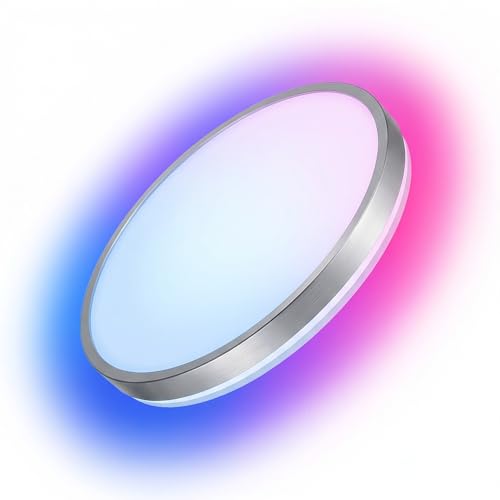 HOREVO LED Bluetooth Ceiling Light with Speaker Remote...