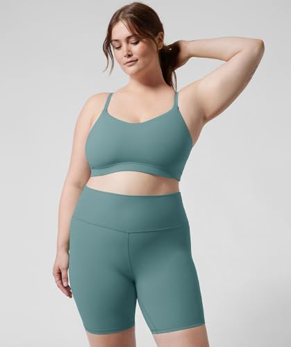 VALANDY Creamlush Plus Size Biker Shorts for Women - 8" High Waisted Ultra Soft Yoga Shorts(L-5XL)4