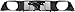 For 2010 2011 2012 Ford Mustang GT Grille Grill Assembly Painted Black