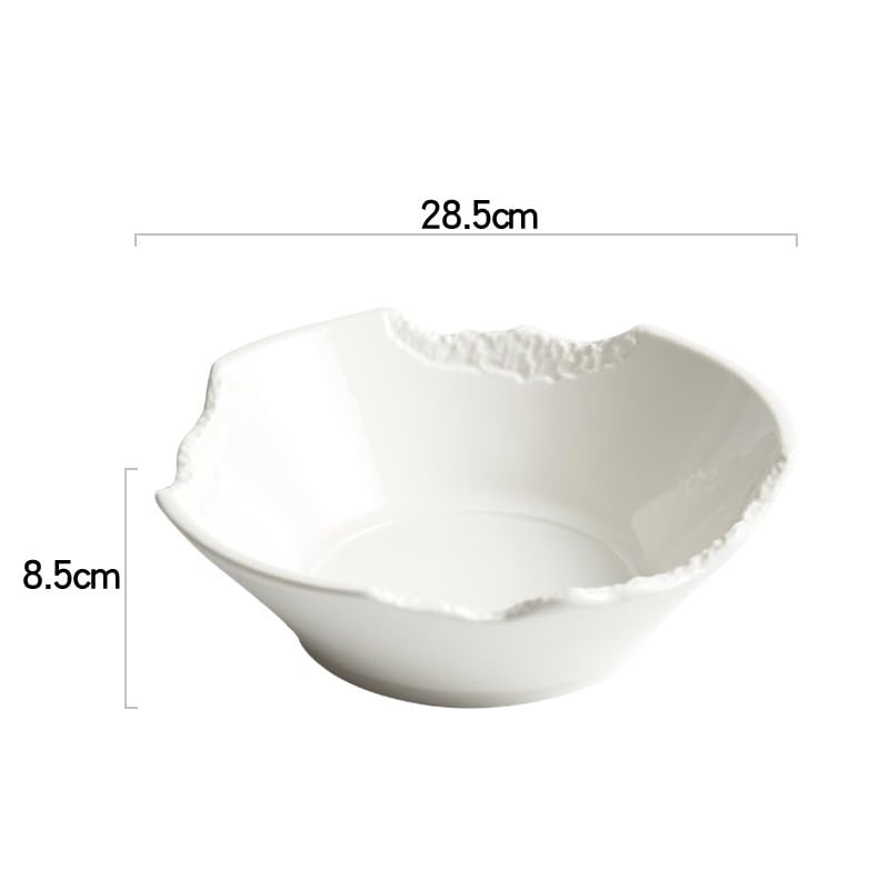Miski do sałatek domowa ceramiczna miska na makaron chińska zastawa stołowa nieregularna miska do zupy śniadanie miska na płatki owsiane restauracja miska na ryż miski obiadowe (M)
