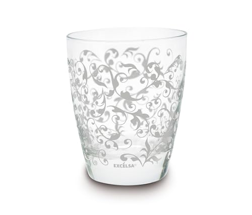 Excelsa Domus Set 2 Gläser Glas, Glas, weiß, 2 pièces