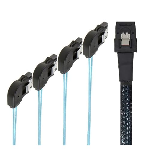 Cable Interno S/AS SFF-8087 a 4 SATA 7P 0.5 m miniatura 3