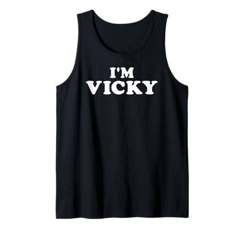 Soy Vicky, Mi Nombre Es Vicky, Soy Vicky, Personalizado Camiseta sin Mangas