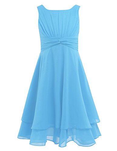 CHICTRY-Kids-Girls-Chiffon-Knotted-Waist-Flower-Girl-Dress-Wedding-Prom-Party-Gowns-Sky-Blue-12