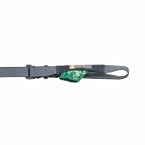 Ruffwear Flagline Hundeleine, schnelle, leichte, Starke Leine, 2-in-1 Hand- oder Taillenleine zum Laufen, Ufbewahrungstasche und sicher abschließbarer Crux-Clip, Balsalt Grey