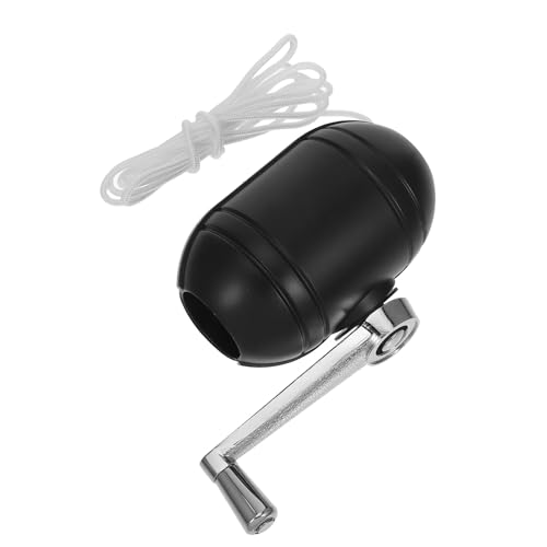 FOMIYES Manivela Manual para Sombrilla de Patio al Aire Libre Cable Integrado, Accesorio de Repuesto Resistente de Plástico para Paraguas Medianos, Adecuado para Terraza, Jardín y Playa