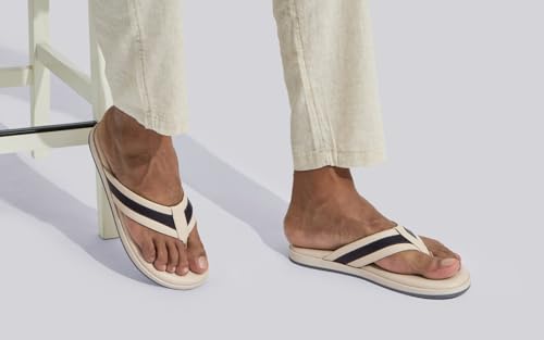 Image of Neeman's Indo-Western Casual Flip Flops for Men | Lightweight, Durable and Flexible | PU Thong Strap & TPR Out sole