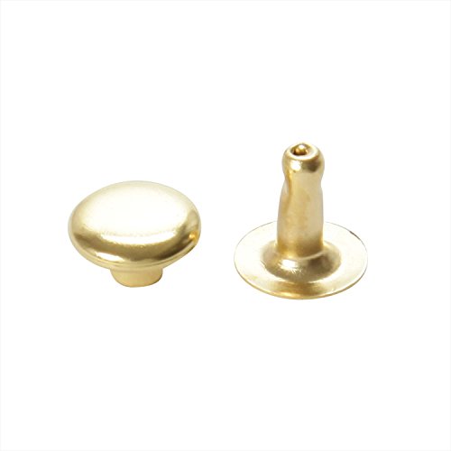 KIYOHARA サンコッコー 片面カシメ中 20組入り 直径7.2mm ゴールド SUN11-07