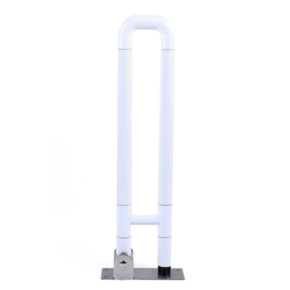 Asidero de acero inoxidable para inodoro, plegable, montaje en pared, plegable, antideslizante, montaje en pared, asideros para personas mayores con discapacidad, soporta hasta 250 kg