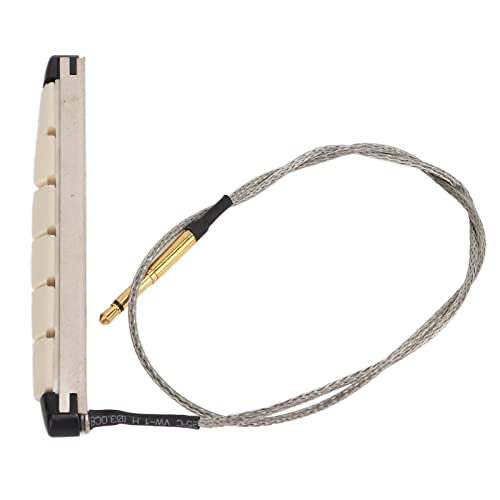 Bognajin Guitarra Captador Ponte Tira Integrada Para Guitarras Folk Acústicas-design Compacto E Remo