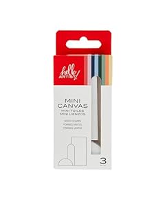 Hello, Artist! Mini-Leinwand 3er-Set Formen
