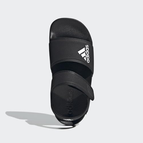 Adidas LWS09 Adilette Sandals, Core Black/White/Core Black thumb #2