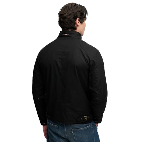 Superdry Homme Veste Racer Cirée Courte - vue 3