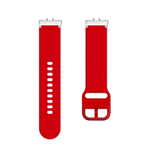 [XGYOMVB] Galaxy Watch Fit 3�p ���ɗD�����o���h �\�t�g�V���R�� �J���t���o�b�N���X�g���b�v Galaxy Watch Fit 3�p(Red)