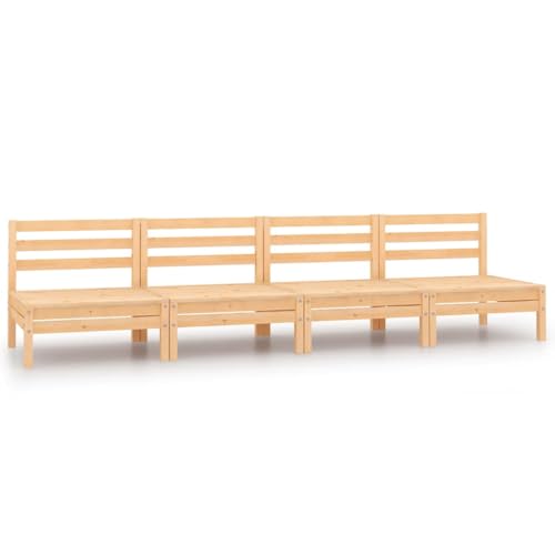 Molteplici possibilità di utilizzo: sia come complemento a un divano ad angolo esistente o come una fila di sedute indipendenti, questi elementi in legno sono ideali per rilassarsi, chiacchierare o fare un pisolino sul balcone, in terrazza o direttamente nel giardino verde.