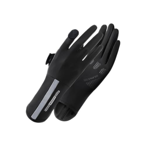 Gosera Guantes de Protección UV Guantes de Conducción para Mujer, Guantes UV con Dedos Completos Guantes para Guantes de Protección Solar Negros