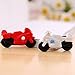 Toyvian 20pcs Cartoon Motorcycle Erasers for Boy Girl Adorable Erasers for Classroom Office Supplies Fun Stationery for Boys and Girls for School Prizes and Party Favors