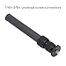 Carbon Fiber Tripod Extension Tube, 3 Section Tripod Center Column Extender, 22-44cm Adjustable, Load 22lbs, Universal for Monopod, DSLR Camera