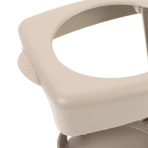Portavasos plegable universal para auto beige miniatura 3