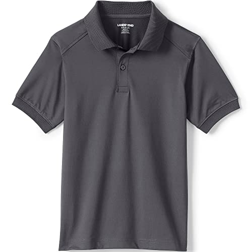Lands' End Uniform Kids Rapid Dry Active Polo Soapstone Kids Medium