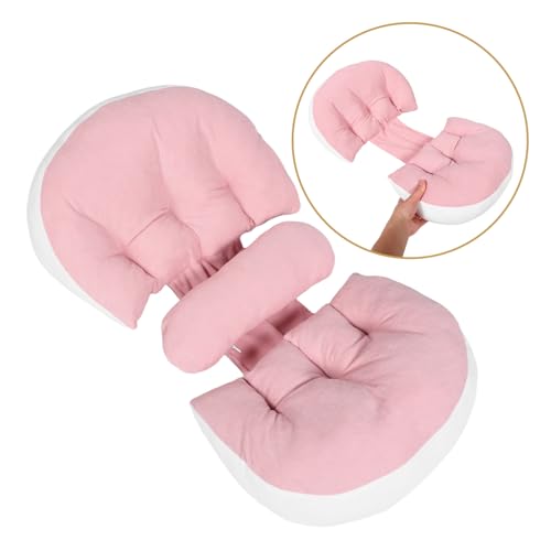 Coussin de grossesse de U pour dormir confortablement en rose - 8
