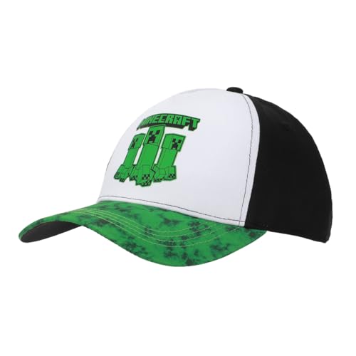 Minecraft Creepers Logo Youth Colorblock Traditional Adjustable Hat
