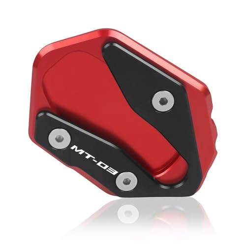 Support béquille moto extension aluminium Yamaha YZF-R3 MT-03 2022 2023 2024 élargisseur