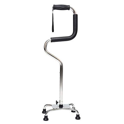 Z-SEAT Bastón con Base Ancha, Mango cómodo, bastón Que Brinda Soporte y Estabilidad adicionales, Ayuda Duradera para la Movilidad Limitada, Aluminio liviano