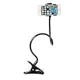 【Kompatibles Sortiment】 Diese universelle Lazy-Telefonhalterung ist geeignet für 3,5 bis 6,5 Zoll Smartphones, Mini-Tablets, E-Reader usw. Wie iPhone 11 Pro Max, iPhone XS, iPhone XS Max, iPhone XR, iPhone X 8 8 Plus 7 7 Plus 6 6 Plus 6S 6S Plus, Google Pixel, Nexus, Huawei, Galaxy S10 S9 S8 S7 S6 und andere 4-6,5 Zoll Handys.
