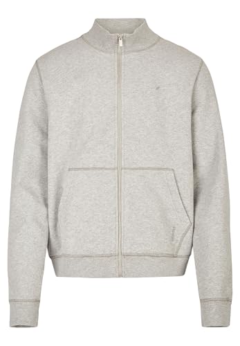 HECHTER PARIS Herren Zip Jacket Sweat Jacke, Silver, XL
