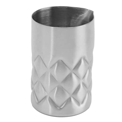 HUAOSN Bicchiere da Miscelazione in Acciaio Inossidabile, Bicchiere da Miscelazione Premium per Barman a Doppia Parete Facile Agitazione per Baristi, Bar di Casa