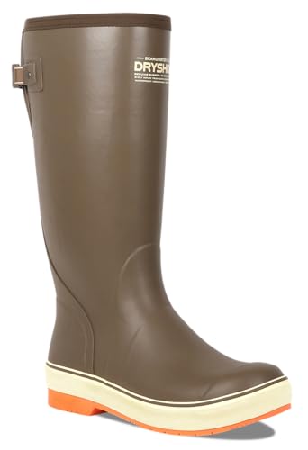 Dryshod Seamonster FLX Premium Rubber Fishing Boot | Gusset | Waterproof | Non-Slip | Brown3