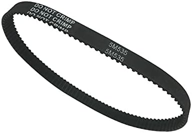 Geeyu Closed Loop Timing Belts 535-5M-15, 15/20/25mm Width, HTD Belt, 535 Length, Synchronous Rubber Belts, 107 Teeth, Industrial Belt (Length : 535-5M, Width : Width 17mm)