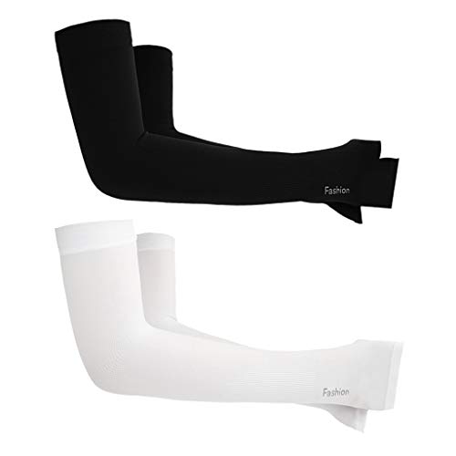 Flameer Proteção Solar UV Capa De Manga Para Braço De Refrigeração Homens Mulheres Ciclismo Golfe Es