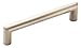 Amerock | Cabinet Pull | Satin Nickel Matte | 5-1/16 inch (128 mm) Center to Center | Essential