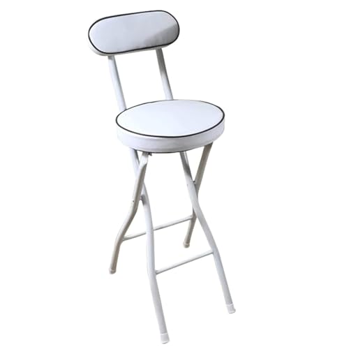 Taburete Plegable Blanco Cocina Marca Generic