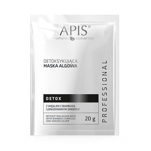 APIS Detox Detoxifying Algae Mask with Bamboo Charcoal and Ionised Silver Face Care Detox and Detoxification 20 g