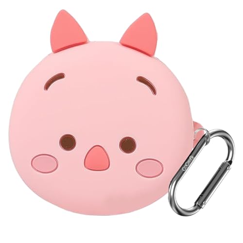Image of Cartoon Silicone Case Cover for Samsung Galaxy Buds Core (2025) (Pink Pig)