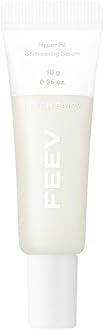 FEEV Hyper-Fit Shimmering Serum (10g) | Natural Shimmer Glow | 60% Of Moisturizing Essense | Liquid Highlighter | Vegan | K-Beauty (Peach Fairy, 0.35 Ounce)