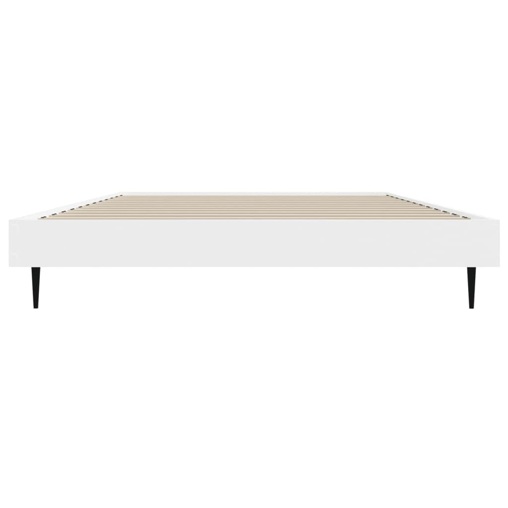 Hothingwell Rama łóżka bez materaca biała 90x200 cm Drewno Ingenierie