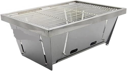 Table de camping pliante et légère multifonctionnelle avec grille intégrée pour extérieur - 2