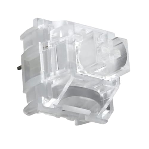 For TTC Frozen Silent V2 Switch, Transparent for RGB Pre-Lubed Linear Mechanical Keyboard Switch for Gaming PC Build(70PCS)