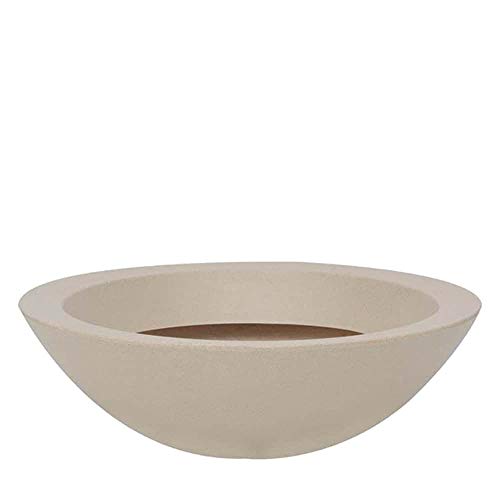Vaso Malta Bowl 54 X 17 Cm Granito Areia Vasart Malta Granito Areia 54x17cm