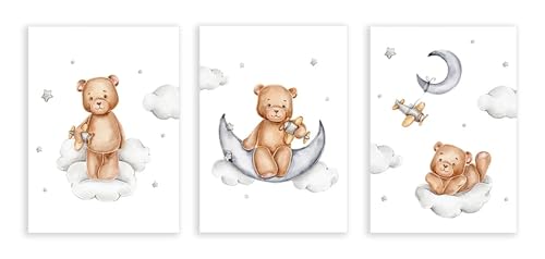 Photos anime lune et étoile, cadeau de naissance idéal pour chambre