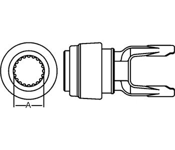Domestic Tractor Yoke Part No: D181106, 17N22020, 18-7330, A-273304