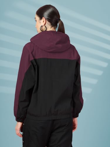Image of CHKOKKO Sunscreen Jacket for Women Hooded Zipper Sports Jacket | UV Protection | Sun Protective | Lightweight Water Resistant | Riding Biker | Outdoor Travel Gym Running