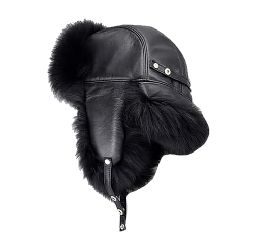 SOCUY Chapeau d'hiver unisexe chaud et épais avec cache-oreilles, chapeau de chasse, chapeau d'extérieur, a, 7,25