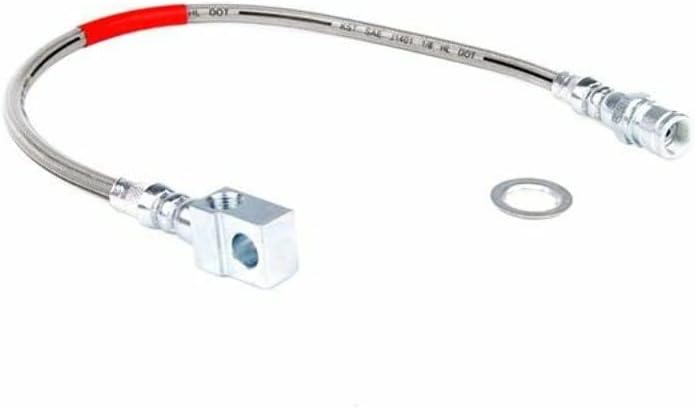 Rough Country Stainless Brake Line for 71-87 GMC C15/K15 | 4-6"-89335S, Rear | 1971-1991